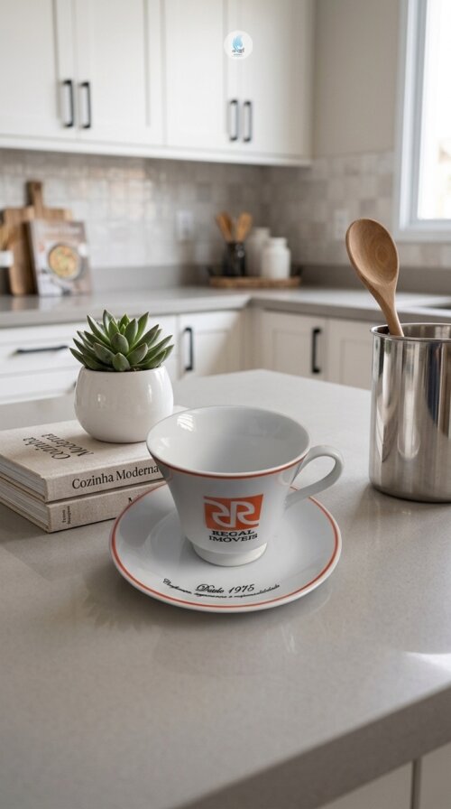 Xícara Capri Porcelana Café 80ml com Serigrafia-Mod 297-Fijisma