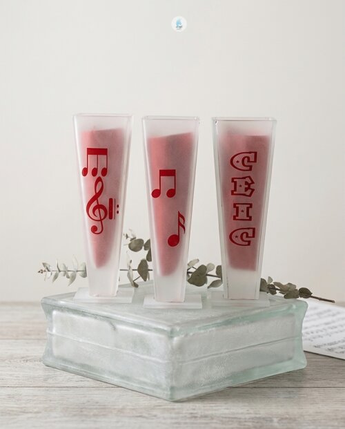 Vaso de Vidro Personalizado com Jato de Areia