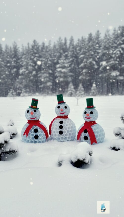 Boneco de Neve Feito com Copo Descartável, Feltro e Eva