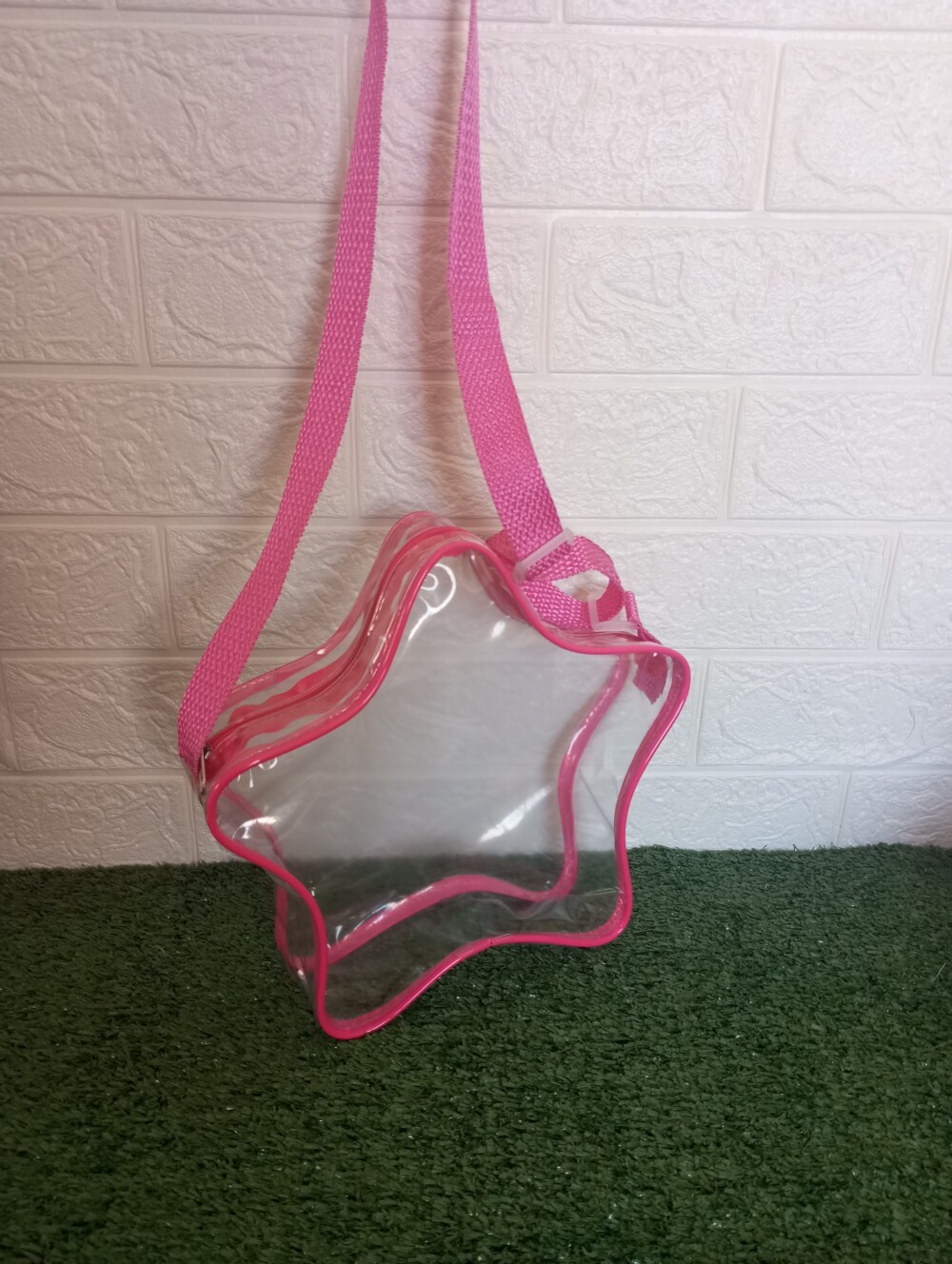 Bolsa estrela transparente