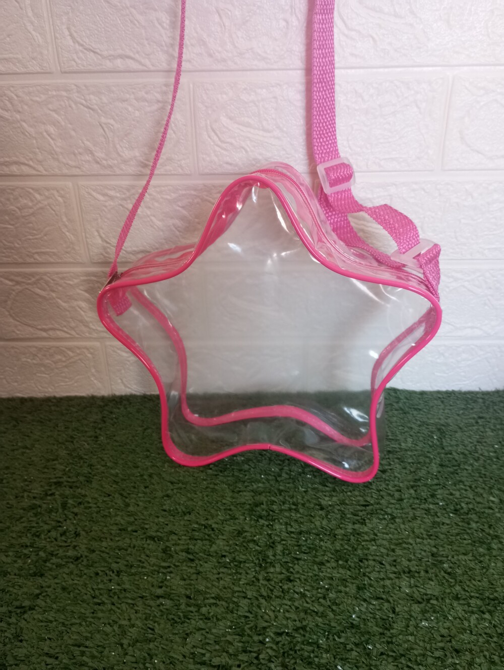 Bolsa estrela transparente