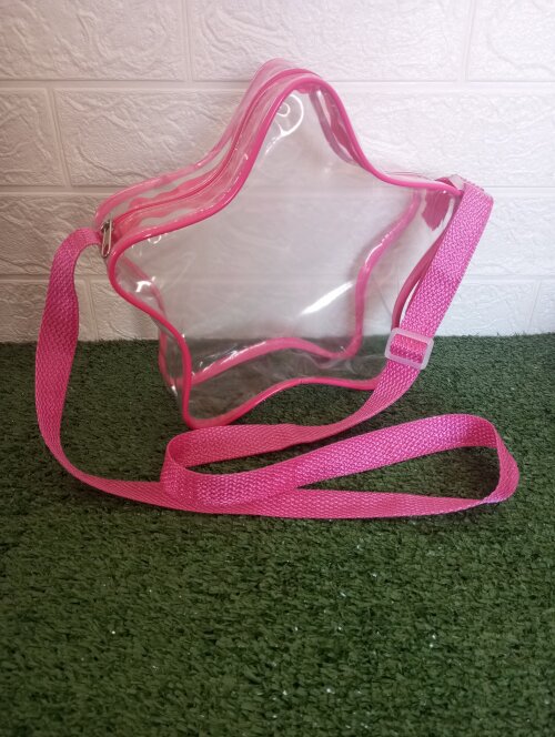 Bolsa estrela transparente