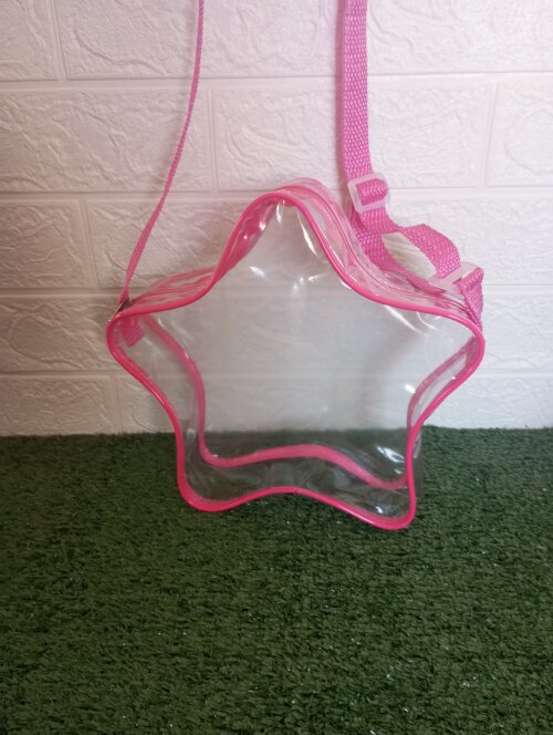 Bolsa estrela transparente