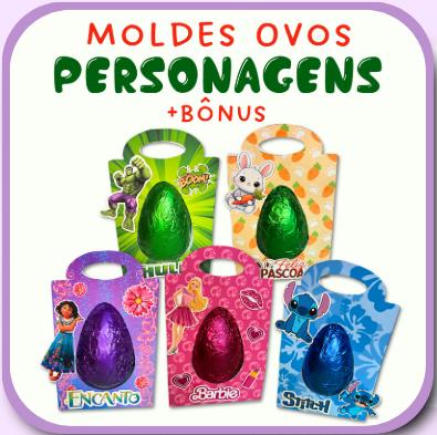 Arquivo Digital Sacolinha Porta Ovos de Páscoa