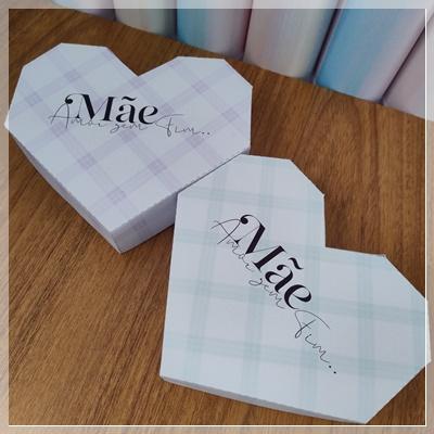 Arquivo Corte Caixa Coração Doce Dia das Mães