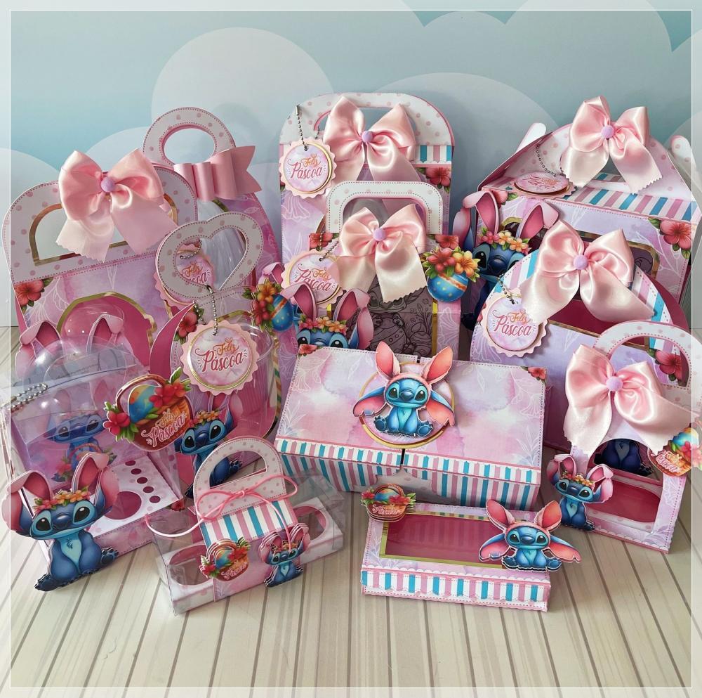 Arquivo Corte Kit Páscoa Stitch