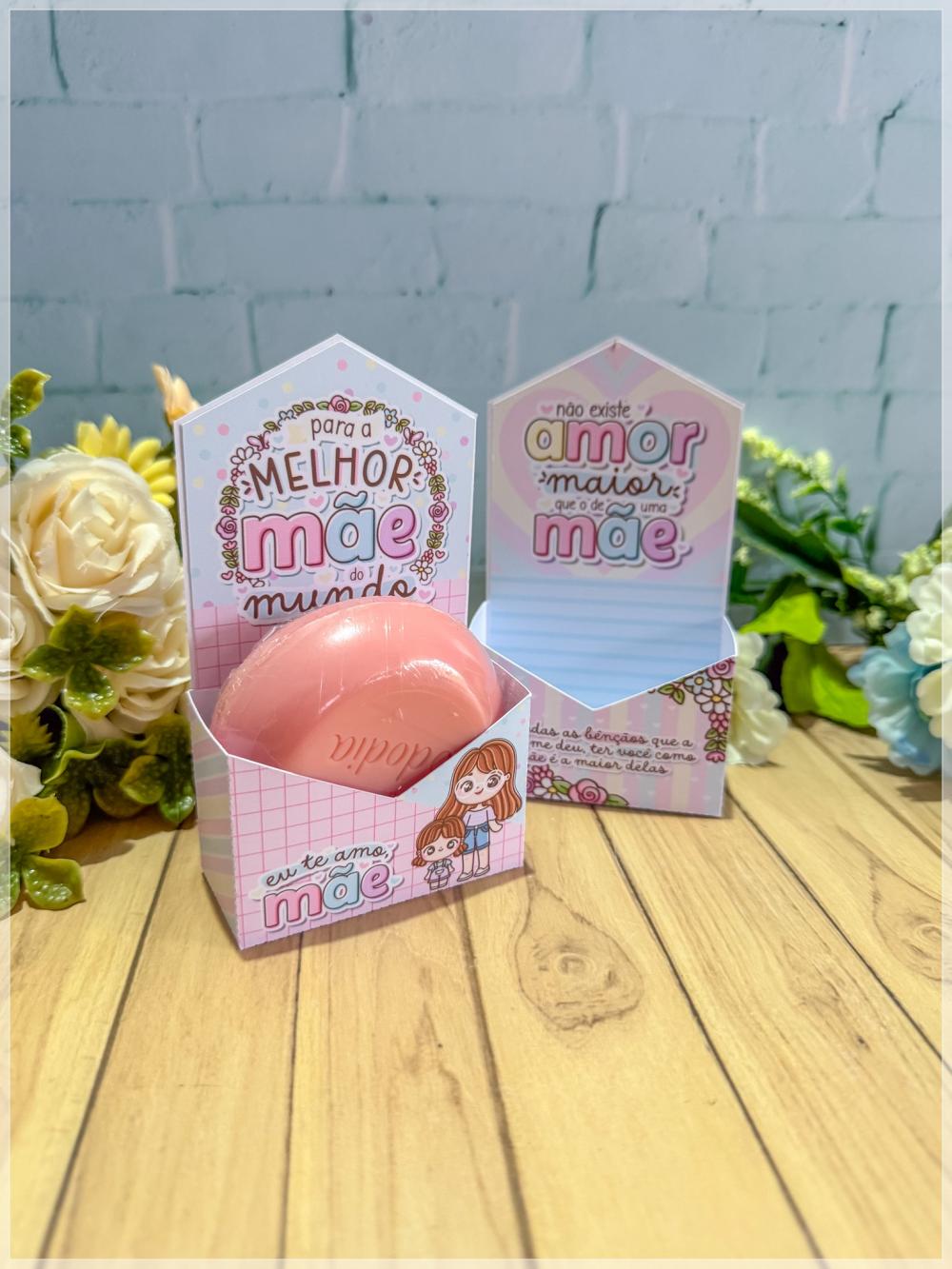 Arquivo Digital Envelope Sabonete Dia das Mães