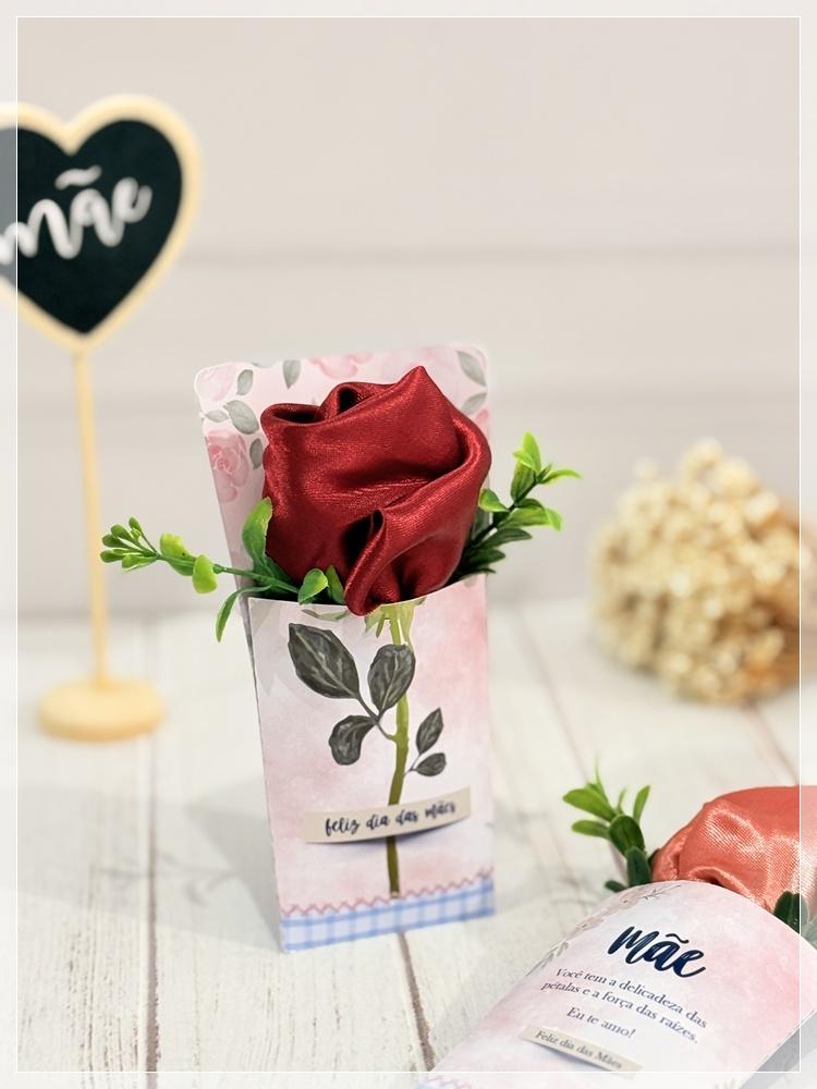 Arquivo Digital envelope Flor Dia das Mães