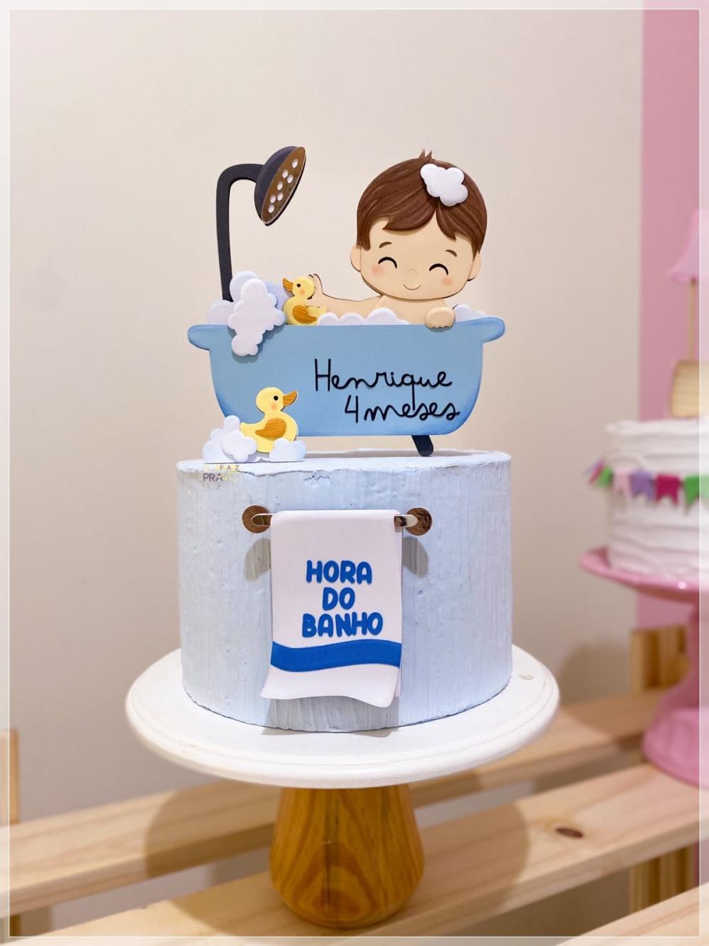 Arquivo Corte Topo Bolo Hora do Banho