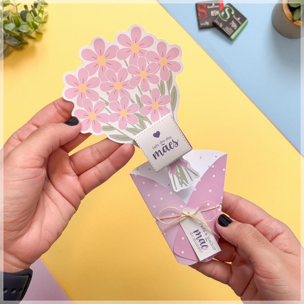 Arquivo Digital Buquê Chocolate Dia das Mães