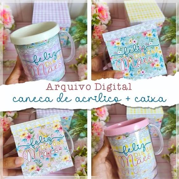 Arquivo Digital Envelope Touca Cetim Dia das Mães