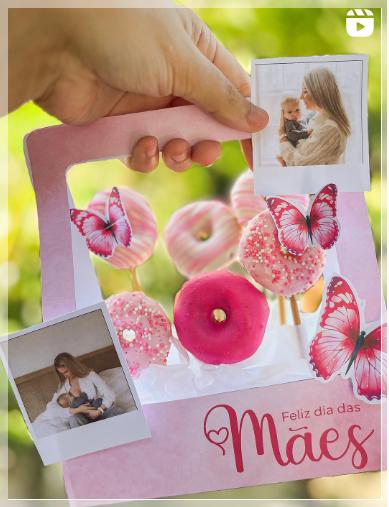 Arquivo Digital Cesta Donuts Dia das Mães