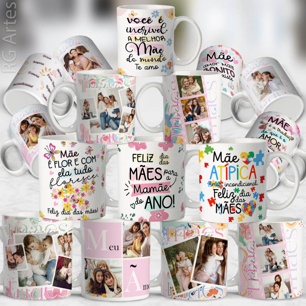 Arquivo Digital Combo Caneca Dia das Mães