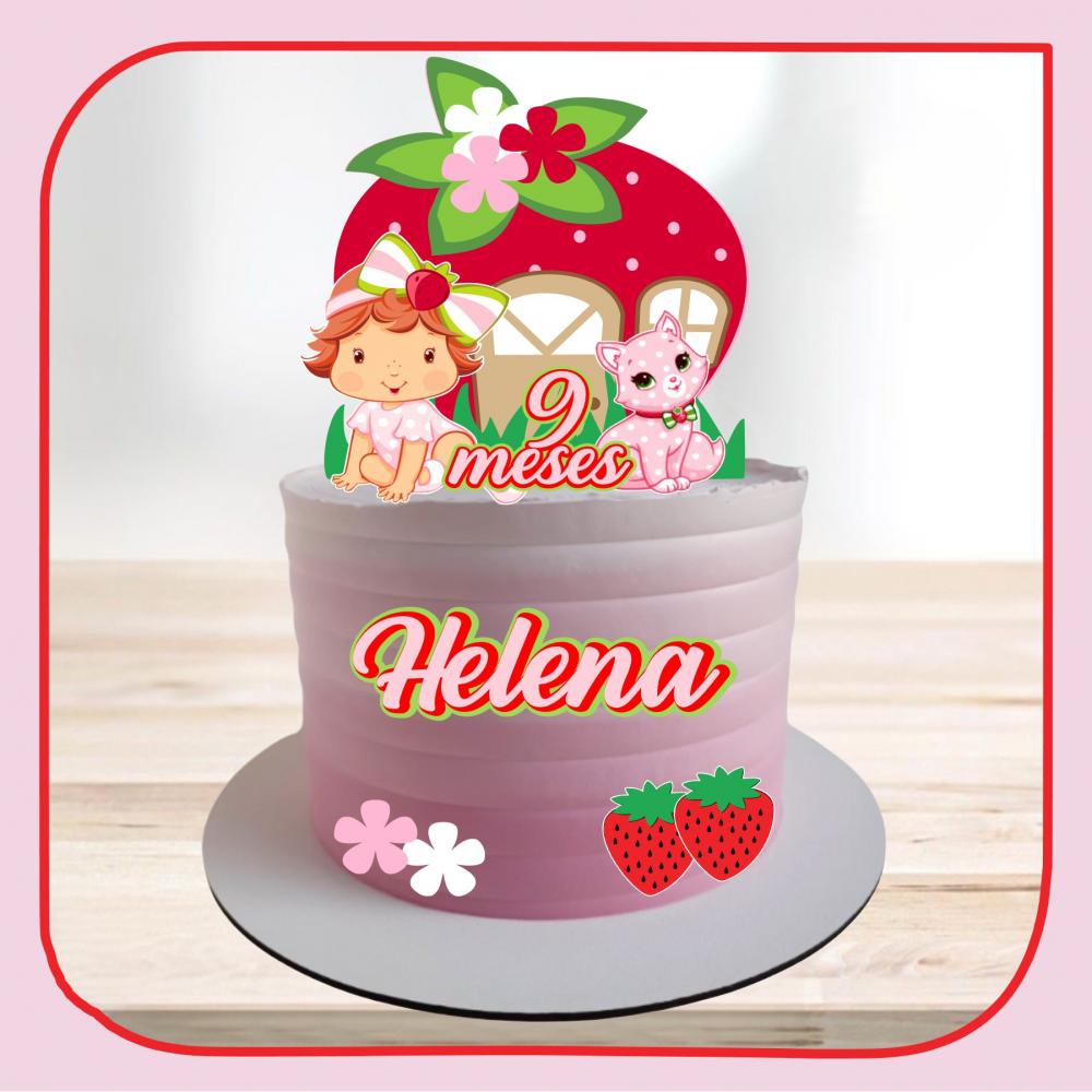 Arquivo Corte Topo Bolo Moranguinho Baby