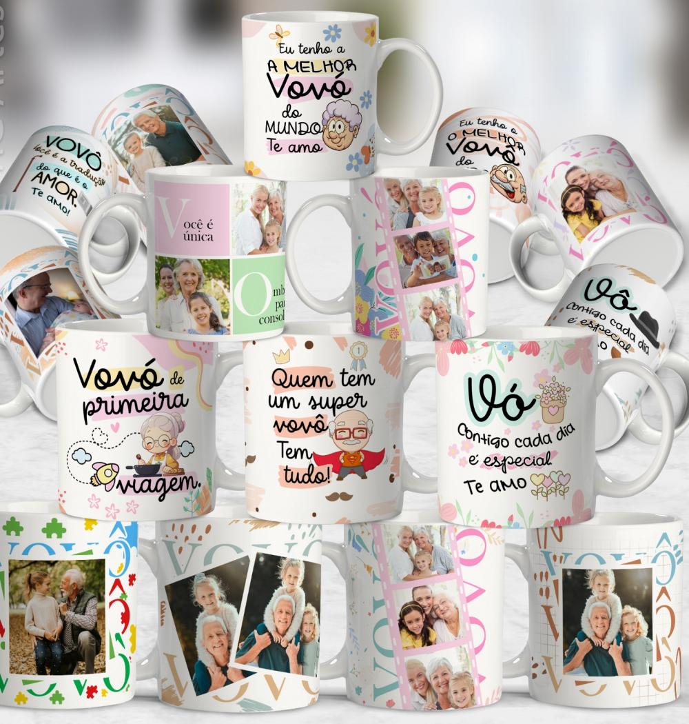 Arquivo Digital Combo Caneca Dia dos Avós