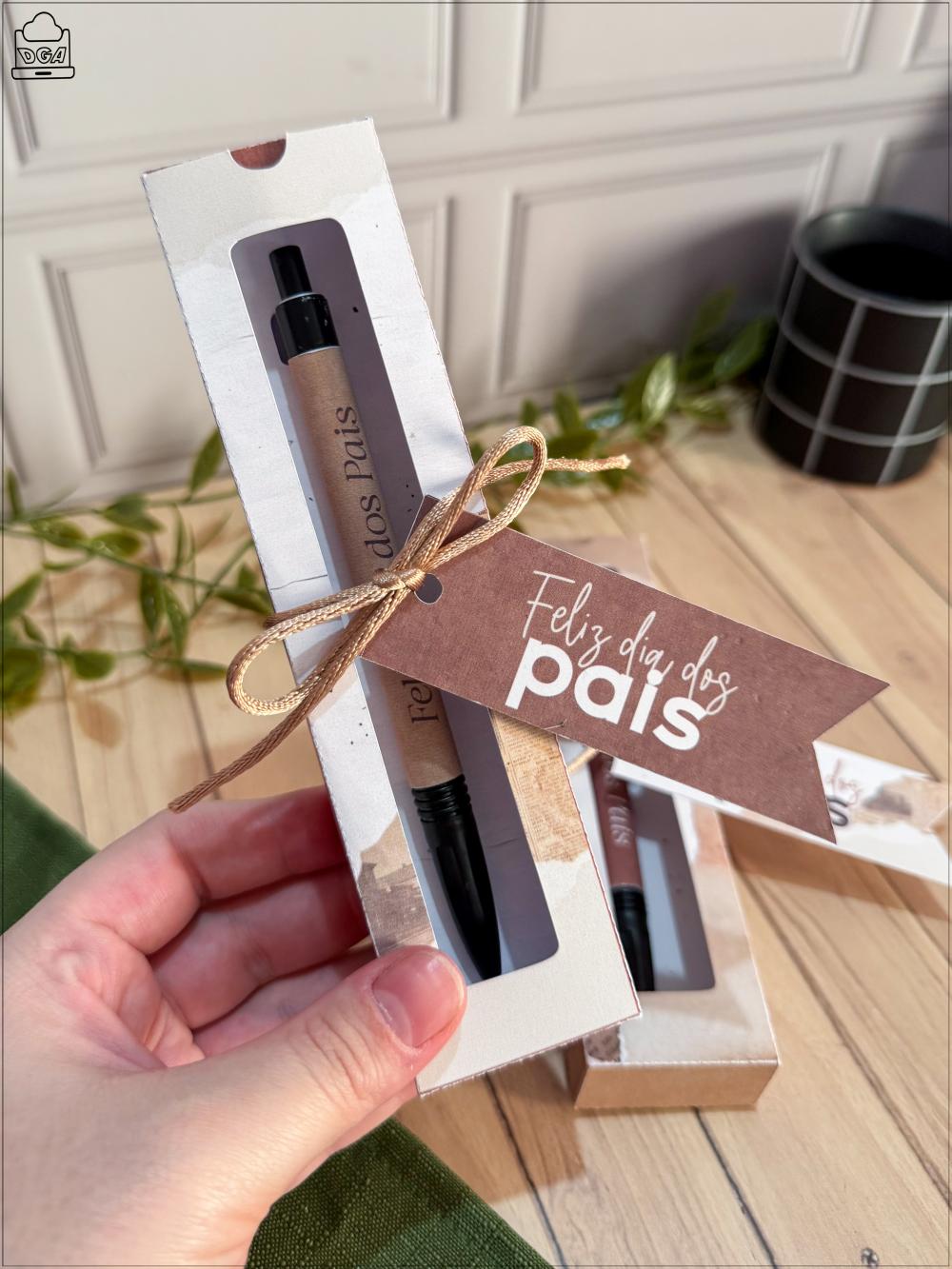 ARQUIVO CORTE CAIXA CANETA DIA DOS PAIS