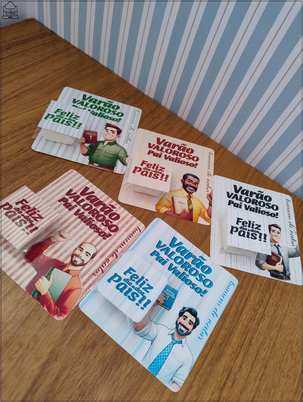 Arquivo Digital Card Marshmallow Dia dos Pais