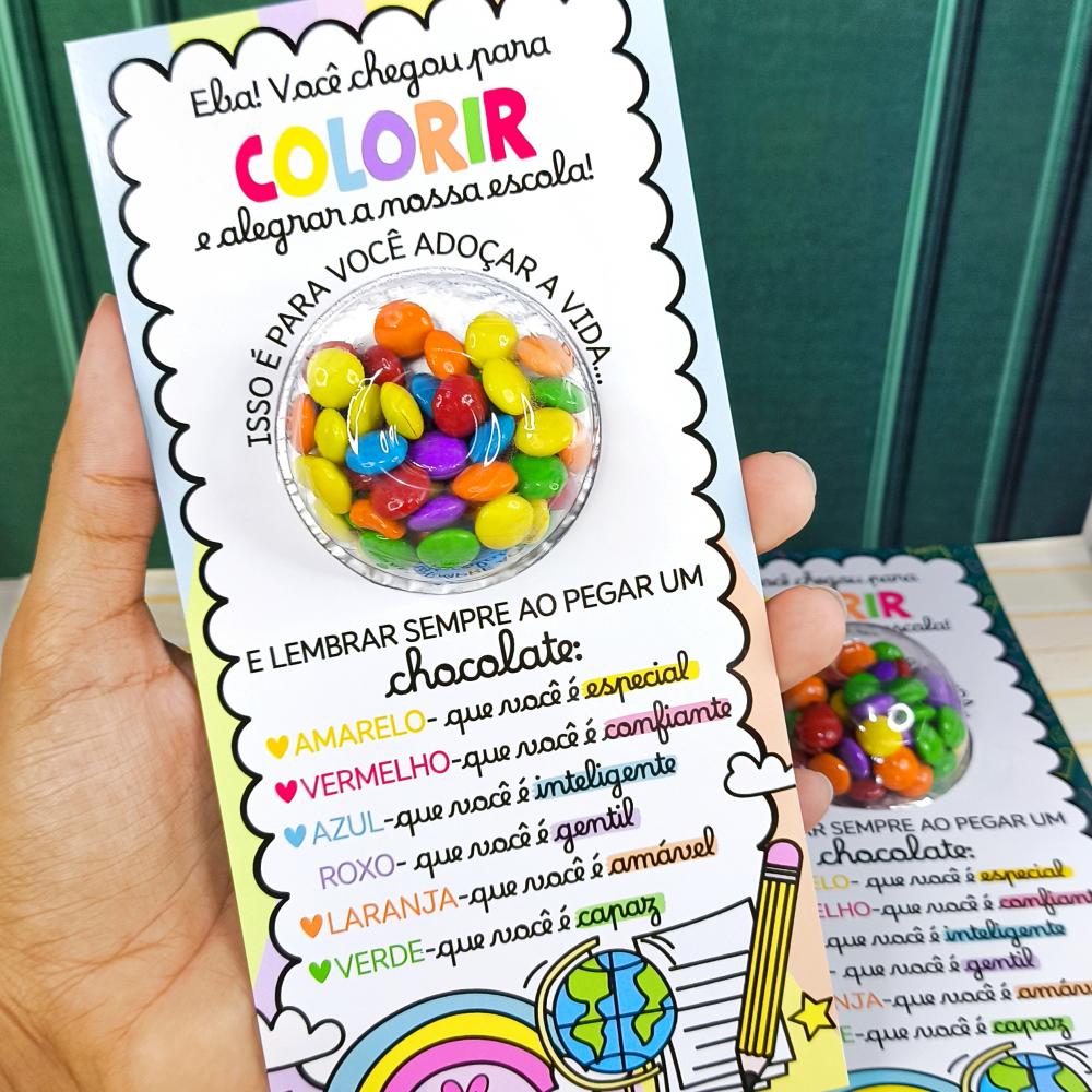 Arquivo Digital Cartão Blister Volta as Aulas