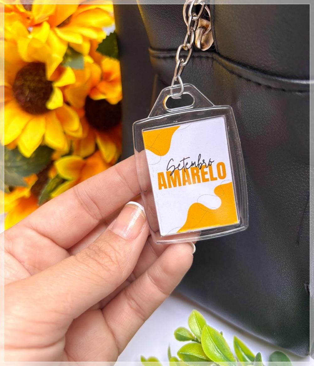 Arquivo Digital Cartão Chaveiro Setembro Amarelo