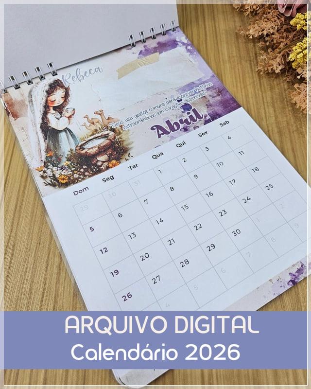 Arquivo Digital Calendário 2026