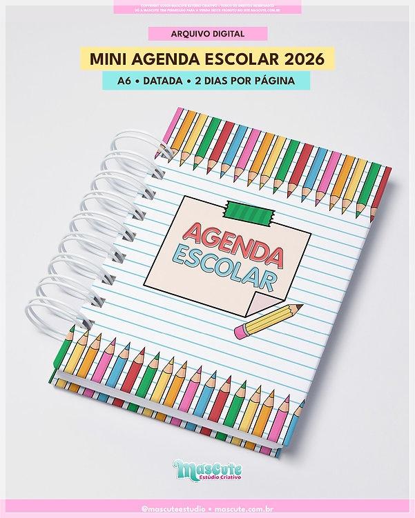 Arquivo Digital MINI AGENDA ESCOLAR DATADA 2026