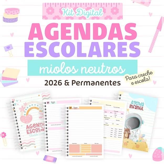 Arquivo Digital Agendas Escolares Neutras 2026