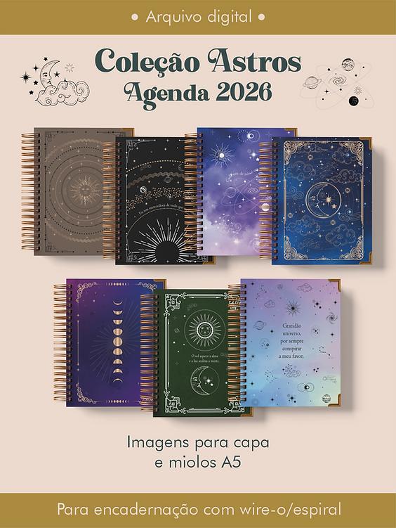 Arquivo Digital Agenda 2026 Coleção Astros