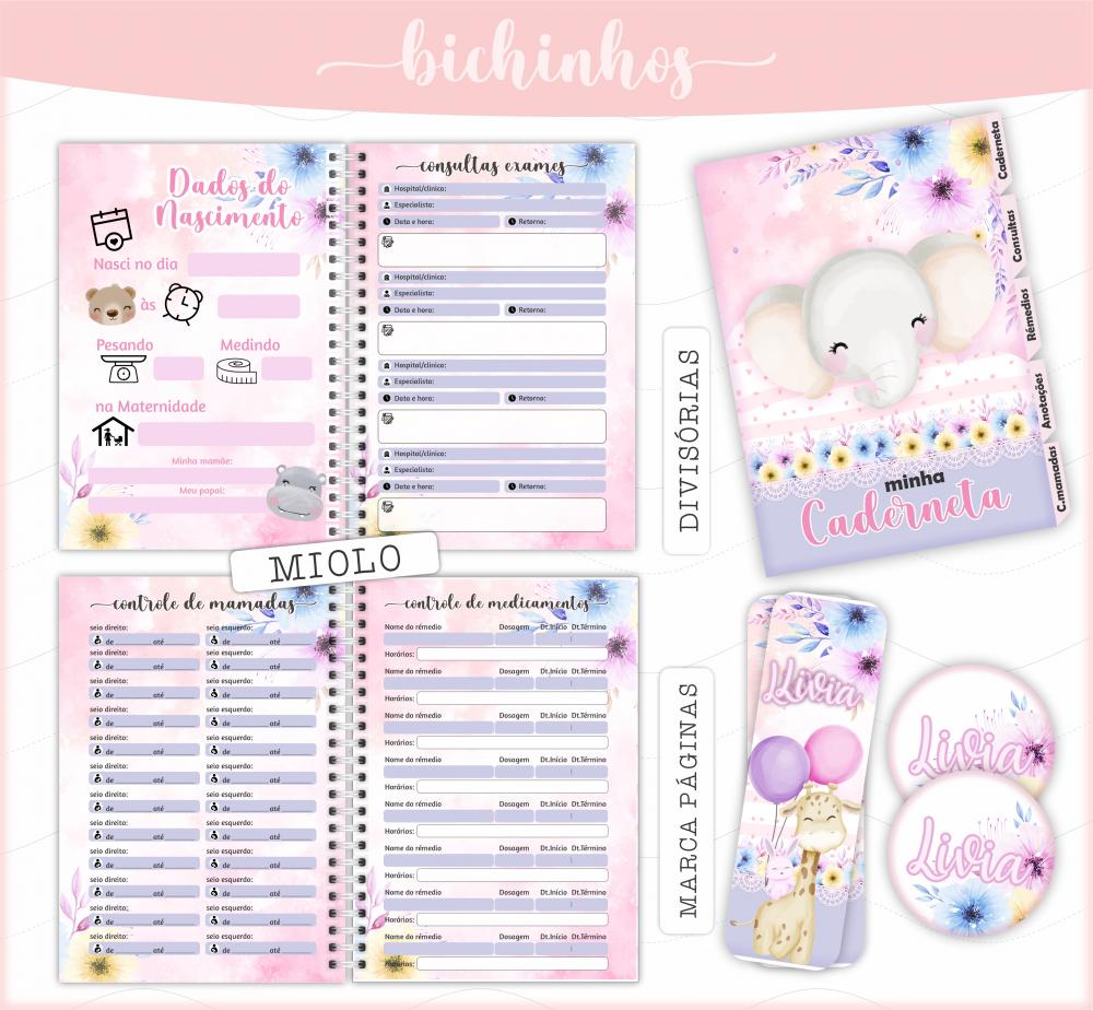 Arquivo Digital Caderneta Vacinação Bichinhos Balão