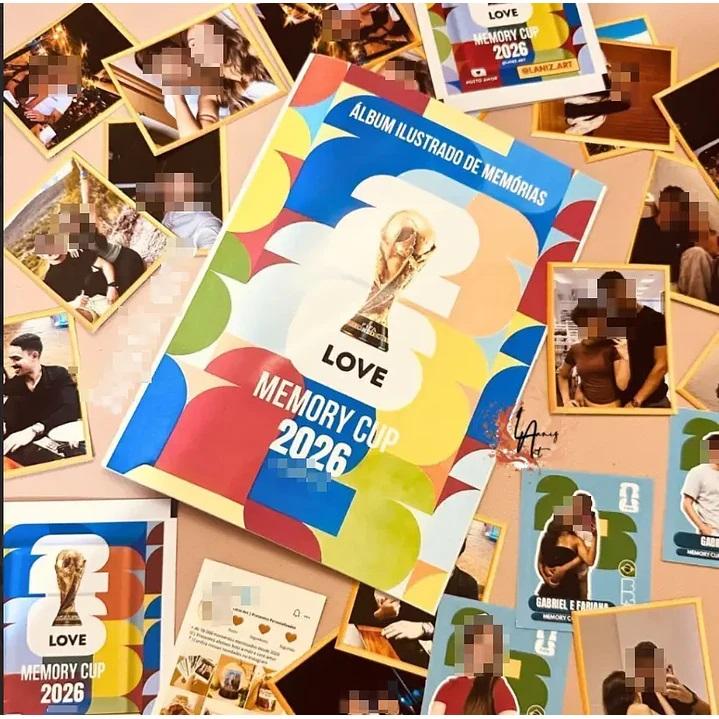 Arquivo Digital Álbum da Copa Dia dos namorados CANVA