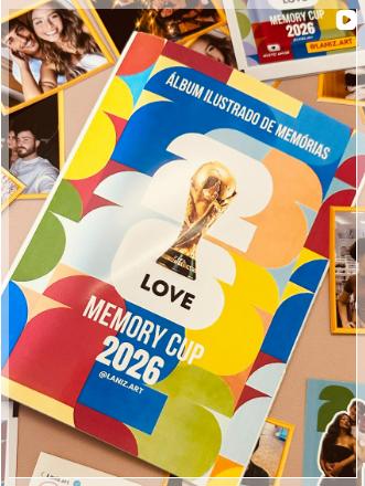 Arquivo Digital Álbum da Copa Dia dos namorados CANVA