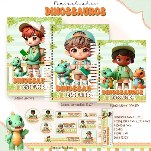 Arquivo Digital Combo Escolar Donossauro