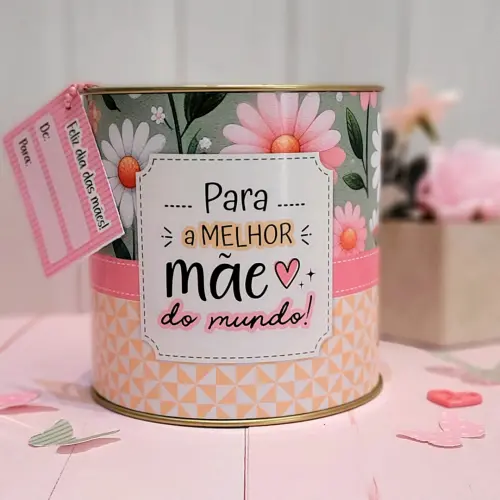 Arquivo Digital Tubo Lata Dia das Mães