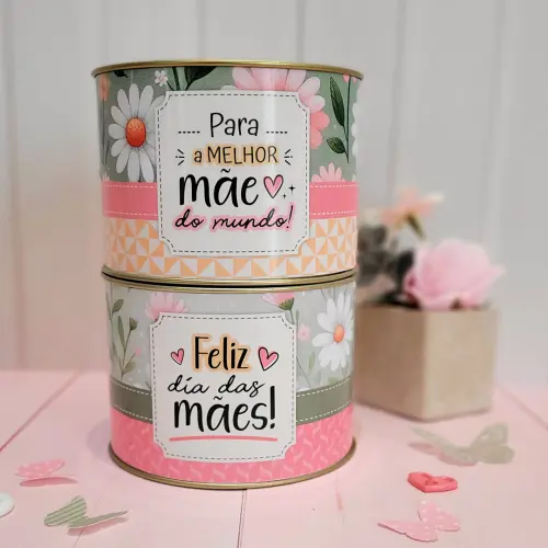 Arquivo Digital Tubo Lata Dia das Mães