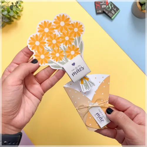 Arquivo Digital Buquê Chocolate Dia das Mães