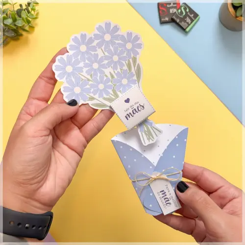 Arquivo Digital Buquê Chocolate Dia das Mães