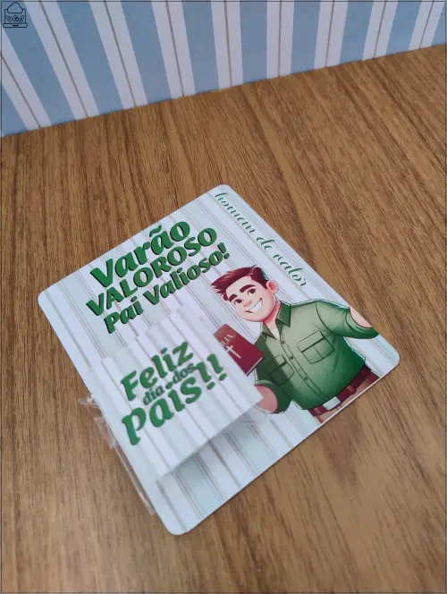 Arquivo Digital Card Marshmallow Dia dos Pais