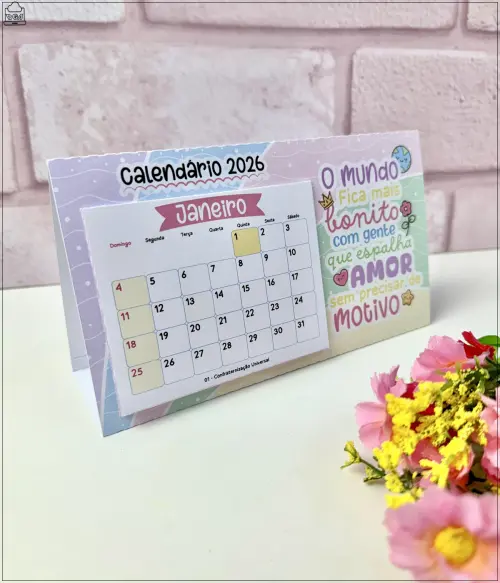 Arquivo Digital Combo Calendário 2026