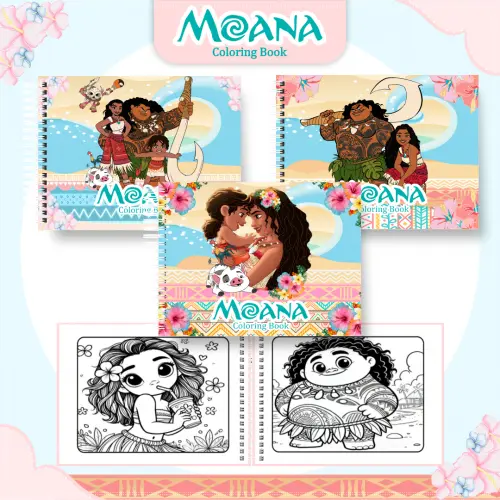Arquivo Digital Livro de Colorir Moana