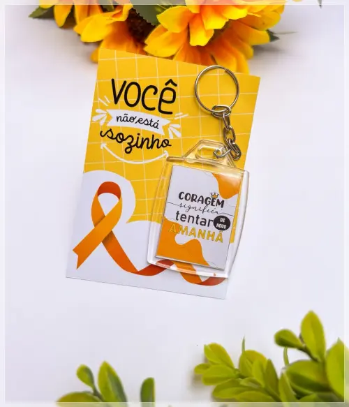 Arquivo Digital Cartão Chaveiro Setembro Amarelo