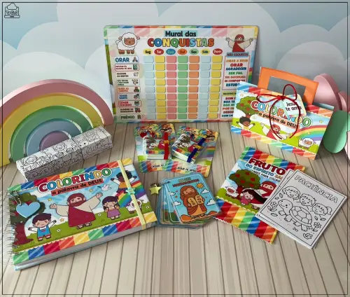 Arquivo Digital Combo Kit Colorir Cristão