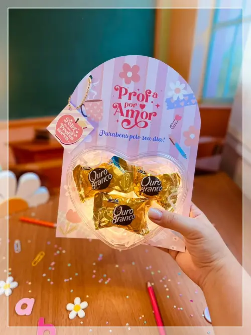 Arquivo Digital Cartão Coração Dia dos Professores