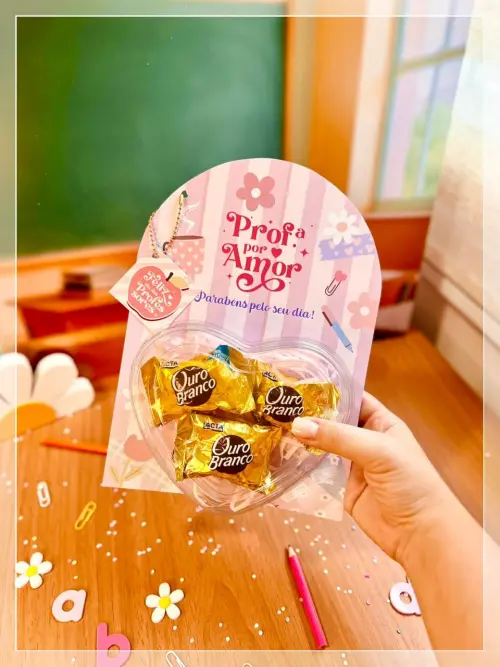 Arquivo Digital Cartão Coração Dia dos Professores