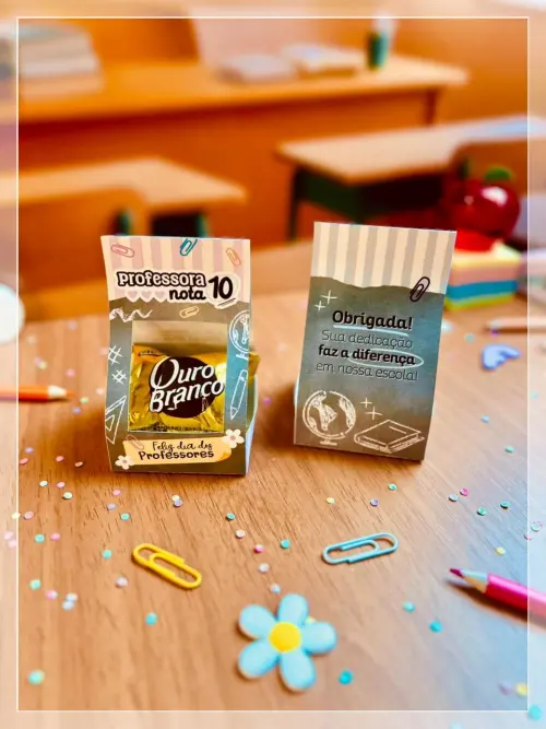 Arquivo Digital Porta Bombom Dia dos Professores