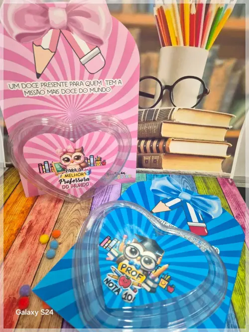 Arquivo Digital Cartão Coração Dia dos Professores