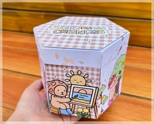 Arquivo Digital Caixa Sextavada Dia das Crianças