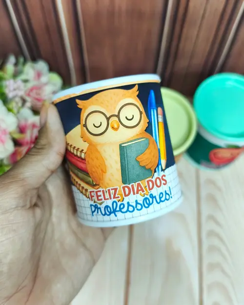 Arquivo Digital Tubo Lata Dia dos Professores