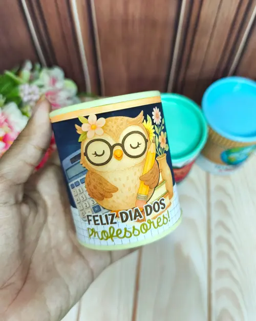 Arquivo Digital Tubo Lata Dia dos Professores