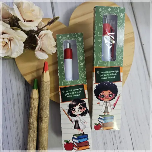 Arquivo Digital Caixa Caneta Dia dos Professores