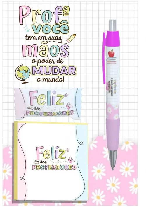 Arquivo Digital Cartão Lápis Dia dos Professores