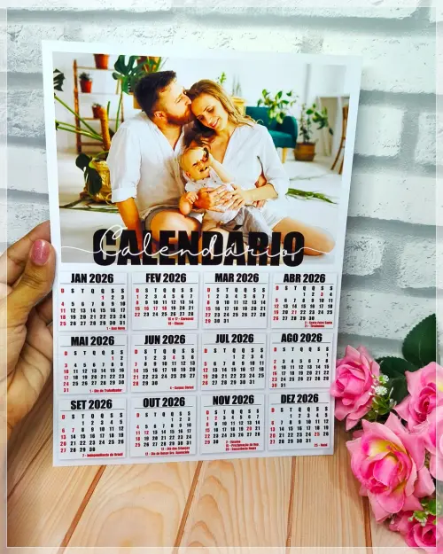 Arquivo Digital Combo Calendário foto 2026